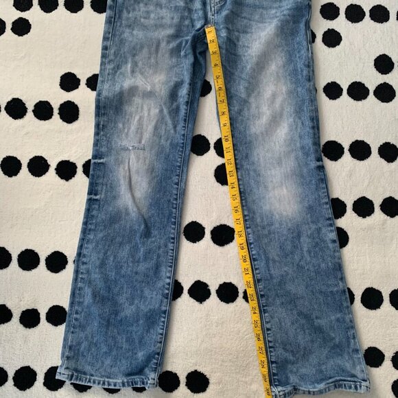 Parasuco Y2K Acid Wash Distressed Slim Straight Leg Jeans - Picture 12 of 15